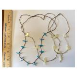 Carved Shell and Mother of Pearl Necklaces