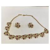 Vintage Coro Necklace and Earrings