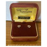 Sterling Silver 14k Gold Post Earrings