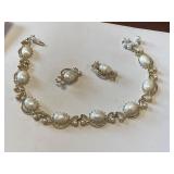 Vintage Coro Necklace and Earrings
