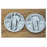 Standing Liberty Quarters