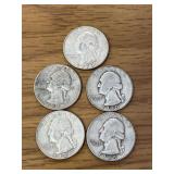 Silver Washington Quarters