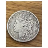1921 S Mint Morgan Dollar