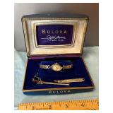 10 K Rolled Golf Plate Bulova Watch