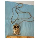 Vintage Owl Necklace