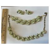 Vintage Lisner Necklace, Bracelet, Earrings