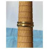 Size 7 14KP Gold Bands
