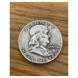 1959 Franklin Half Dollar