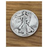1941 S Mint Walking Liberty Half Dollar