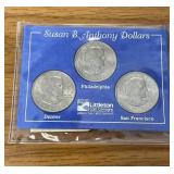 Susan B Anthony Dollar Coin Set