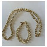 Trifari Necklace and Bracelet