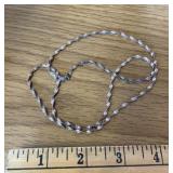 925 Sterling Italy Twisted Necklace