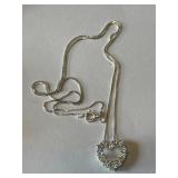 Sterling Heart Necklace