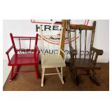 Wooden Doll Rockers