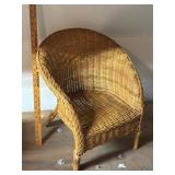 Vintage Childï¿½s Wicker Rattan Armchair
