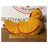 Vintage Fabric Chicken Doostop