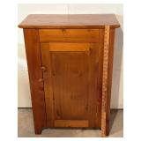 Rustic Pine One Door Cabinet