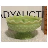 Fenton Uranium Candle Holder