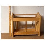 Wooden Magazine Rack