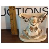 Vintage Ceramic Angel Planter