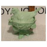 Westmoreland Glass Bird on a Nest Candy Dish