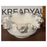 Fenton Silver Crest Bowl