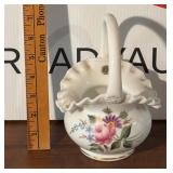 Milk Glass Basket