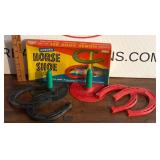 Vintage Auburn Rubber Horse Shoe Set