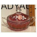 Vintage Westmoreland Hand Painted Signed Dish