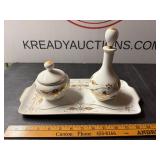 Vintage Porcelain Vanity Set