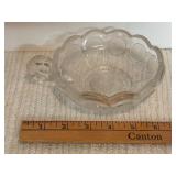 Fostoria Coin Glass Candy Dish with Handle