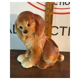 Vintage Glazed Cocker Spaniel Dog Planter