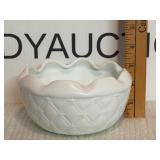 Vintage White Milk Glass Bowl