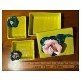 Vintage Ceramic Trinket Box Set