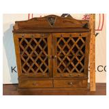 Vintage Wooden Spice Rack