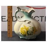 Floral Ceramic Pitcher