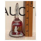 Vintage Westmoreland Ruby Red Bell