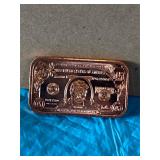 1 Ounce Trump Copper Bar