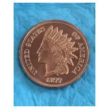 1 Ounce Indian Copper Round