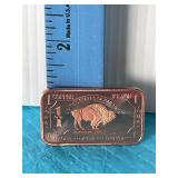 1 Ounce Buffalo Copper Bar