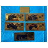 Monster Trucks Gold Foil Notes