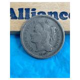 1867 3 Cent Nickel