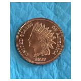 1 Ounce Indian Copper Round
