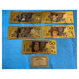 Bluey Gold Foil Notes