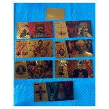 Horror Movie Gold Foil Notes