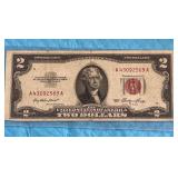 1953 2$ Red Seal Note