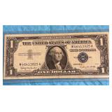 1957 B 1$ Blue Seal Silver Certificate