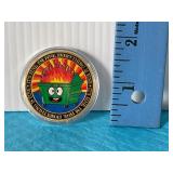 Dumpster Fire Challenge Coin