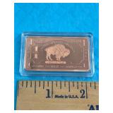 1 Ounce Copper Buffalo Bar