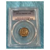 1974 S PCGS PRDCAM Roosevelt Dime